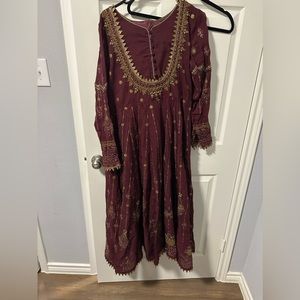 Maria B Anarkali Size medium Churidar Pants. Eid and Mehndi outfit Pakistani